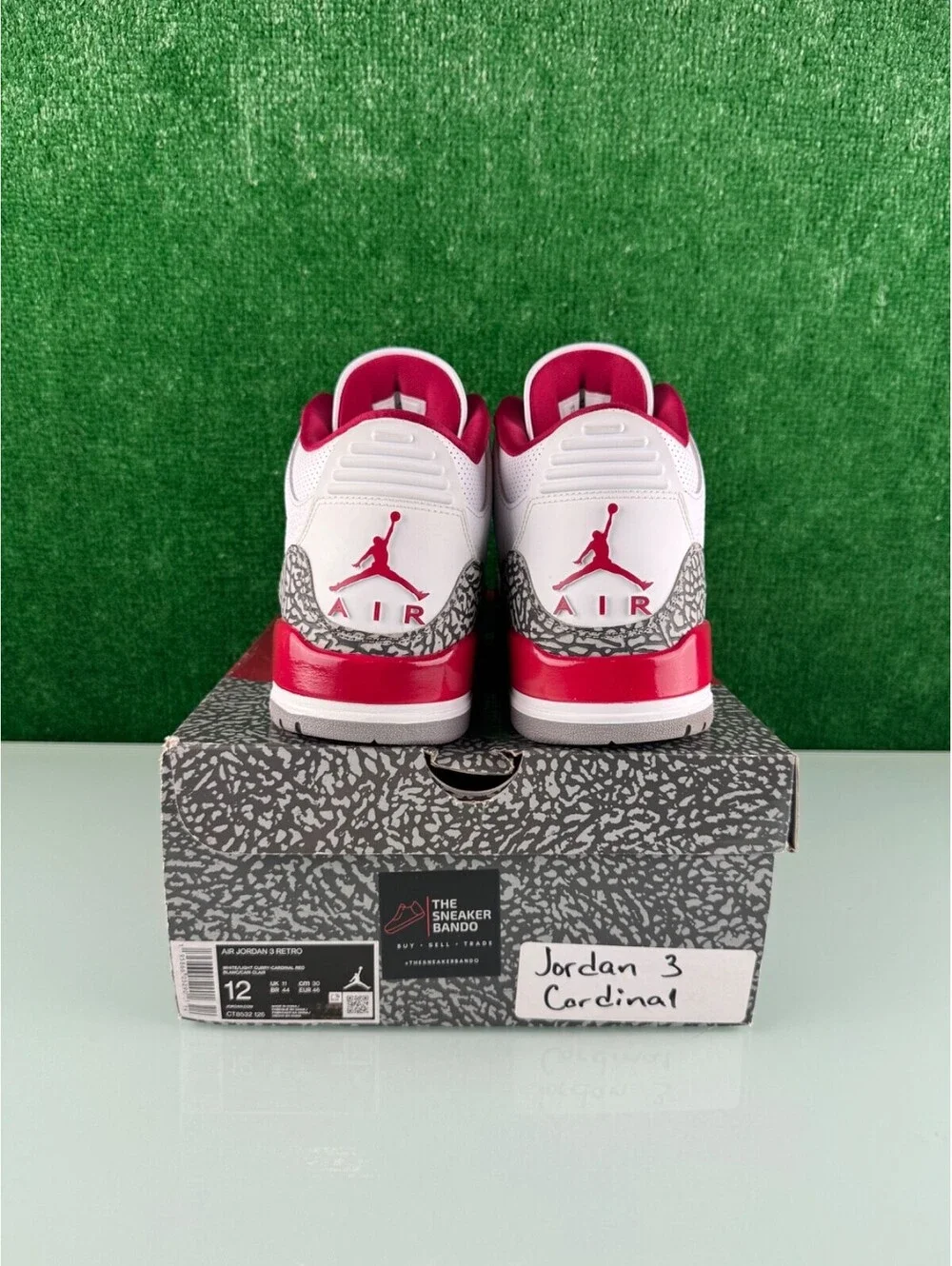 Size 12 - Jordan 3 Retro Mid Cardinal Red CLEAN!